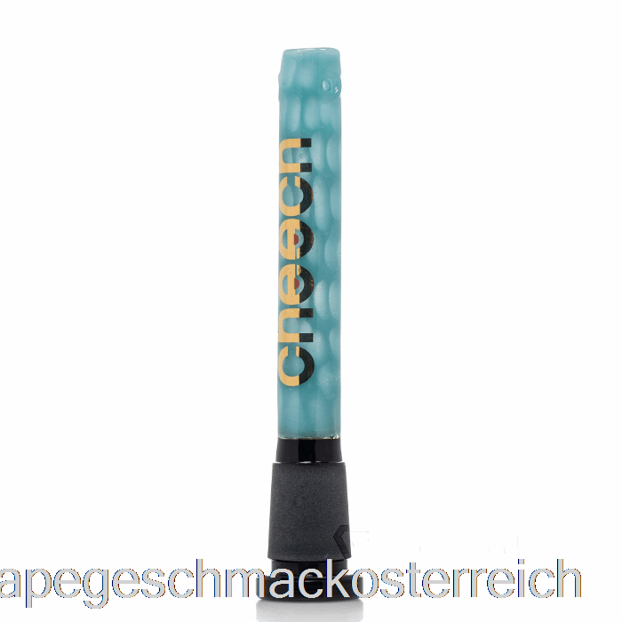 Cheech-Glas, 4 Zoll, Waben-Downstem, Hellblauer Vape-Geschmack